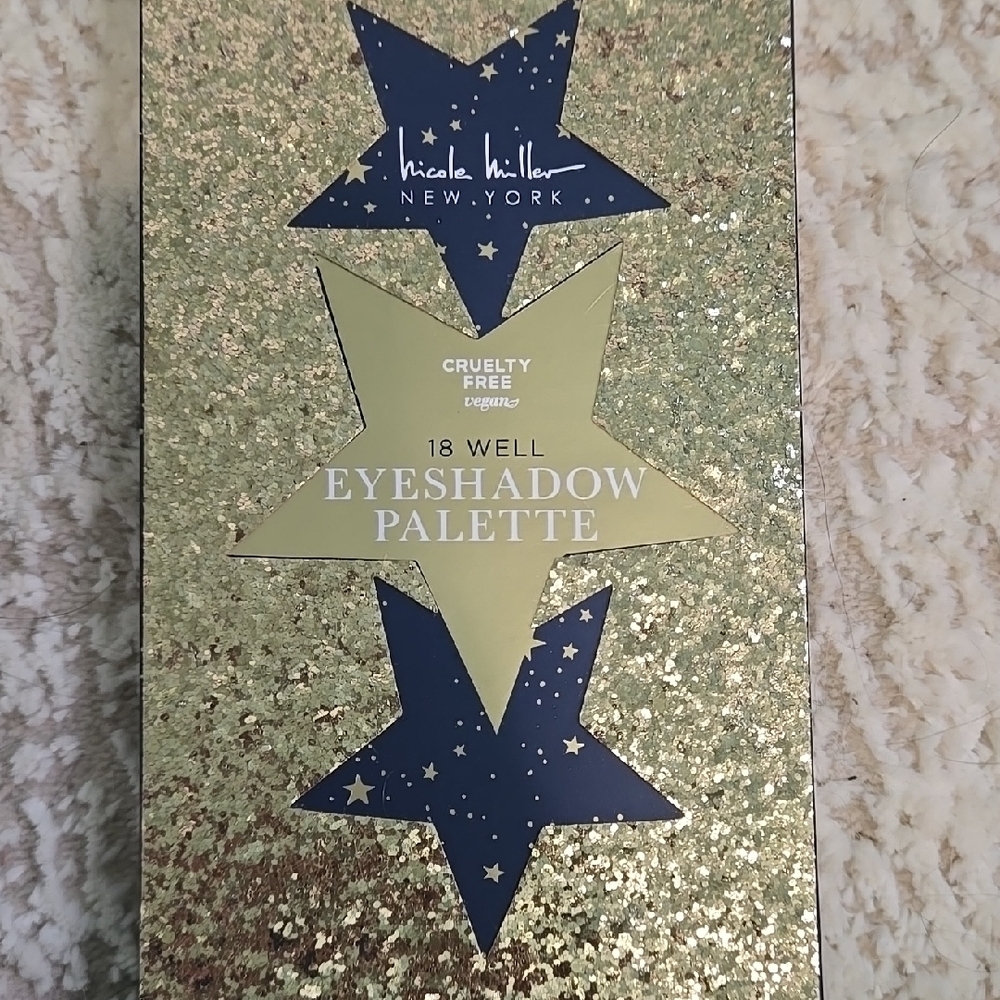 Nicole Miller Gold and Black Eyeshadow Palette
